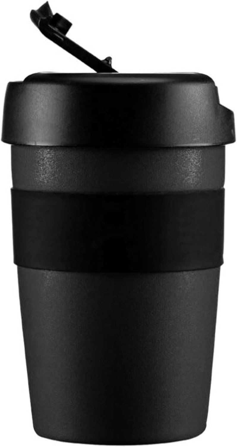 Lifeventure Insulated Coffee Cup, Vacuum Reusable Leakproof Double Wall Coffee Cup, Insulation Stainless Steel Eco-Friendly Travel Office Mug for Hot Coffee Tea and Cold Drinks, 12 oz/350 ml