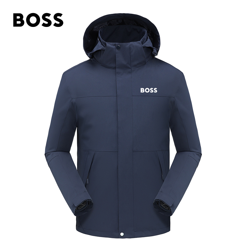 BOSS Teflon Luxury Three-in-one Removable Stormtrooper Waterproof and oil proof fleece outdoor CoatOSD