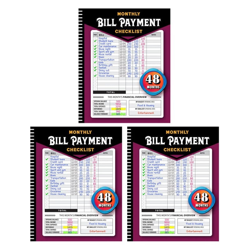 🔥Bill Payment Management Book🎉