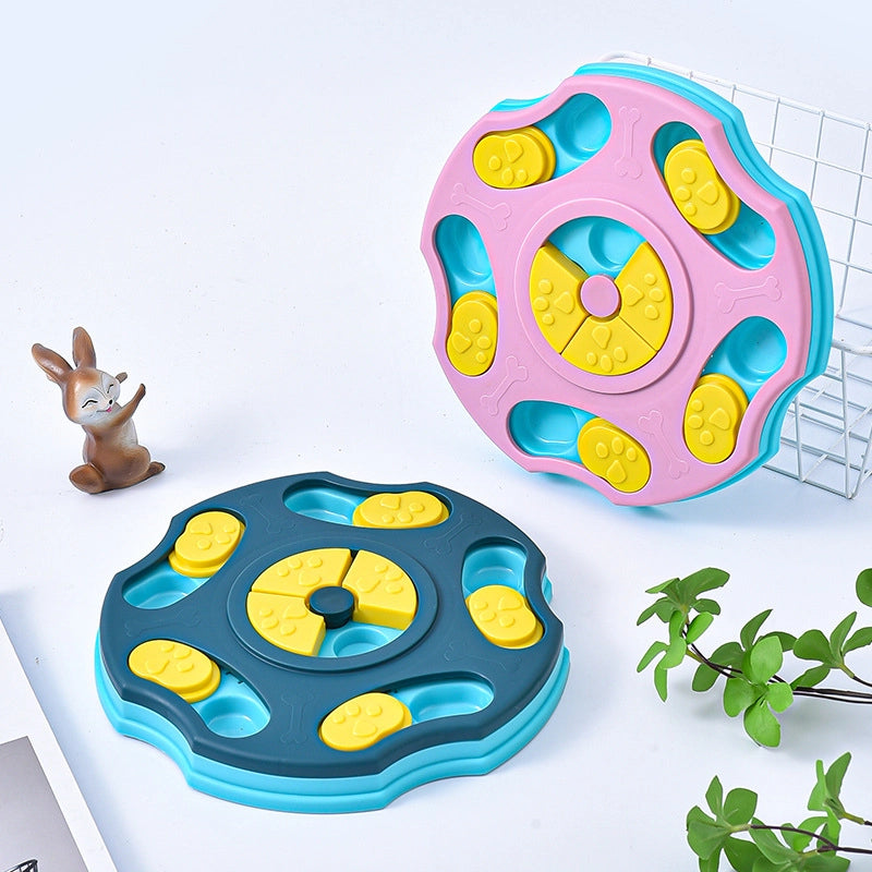 Strict Selection Of Pet Slow Food Dog Bowl Toys Pet Dog Bowl Sliding Food Search Multi-functional Food Box