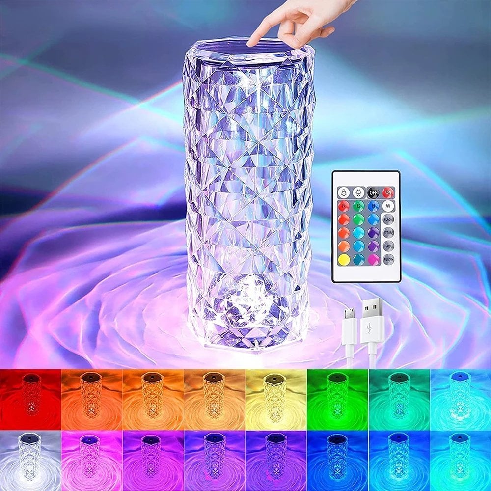 🔥BIG SALE - 49% OFF🔥🔥🌈 - Touching Control Rose Lamp✨