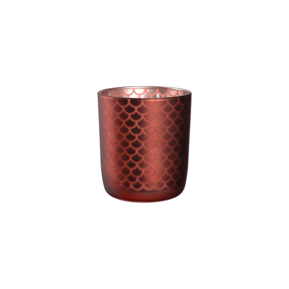 Camminata Tealight Holder Medium - Dark Red