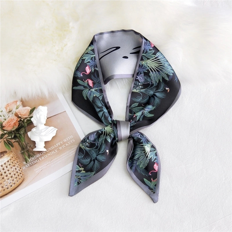 Double-sided Sharp-angled Silk Scarf