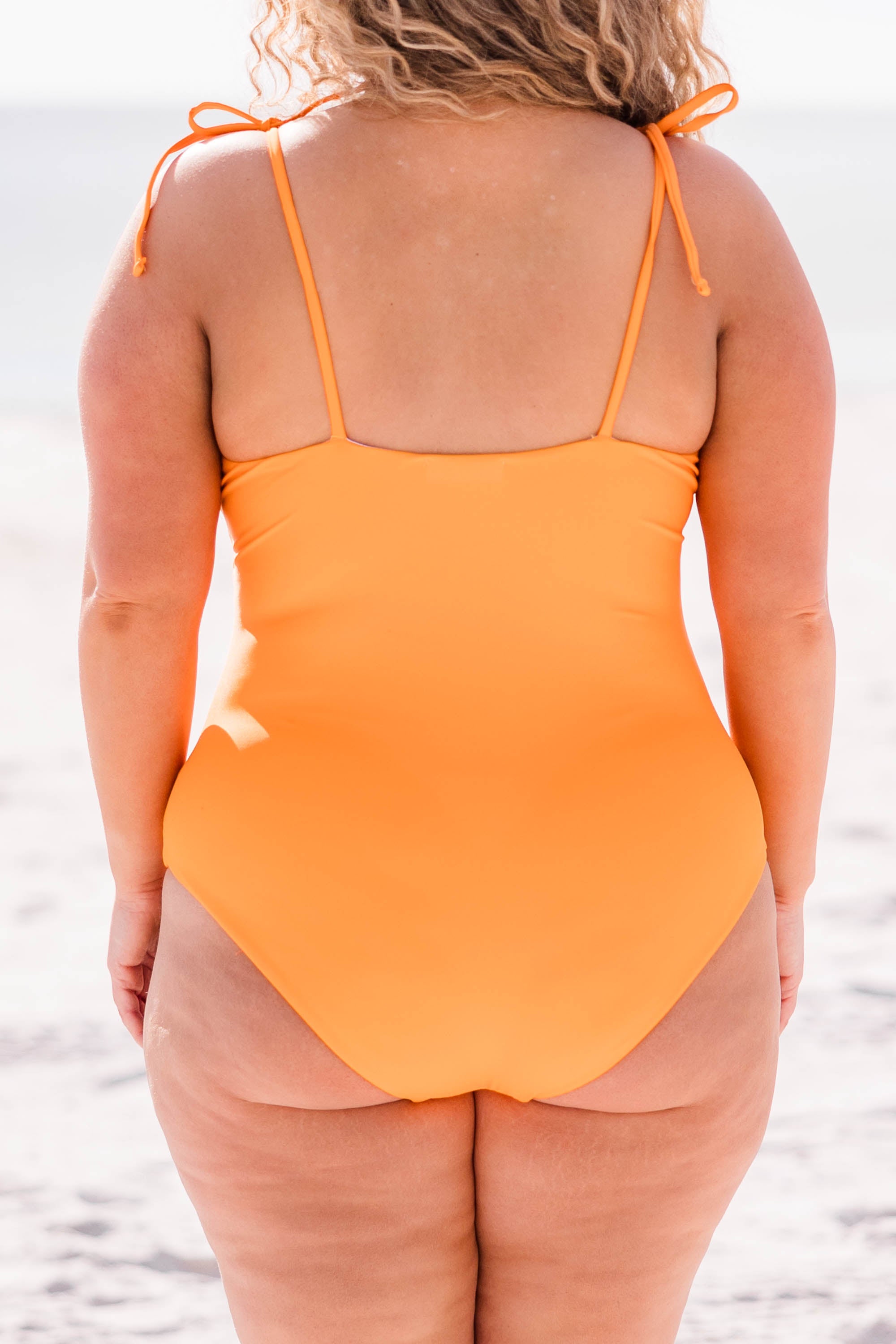 Seaside Sweetheart Swimsuit. Orange