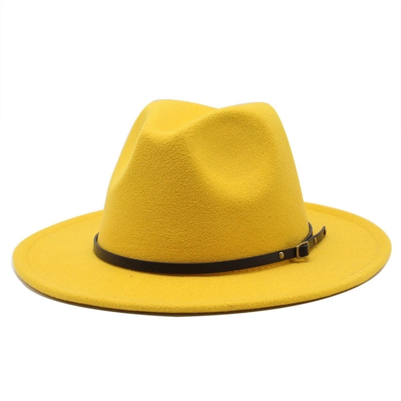 Designed Explosions Jazz Hat Autumn And Winter British Retro Top Hat Women's Fashion Women's Woolen Hat