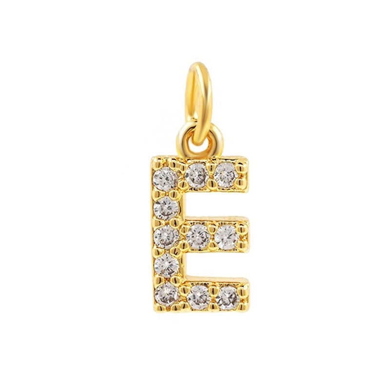 Bohemian Letter Stainless Steel Plating 18k Gold Plated Necklace