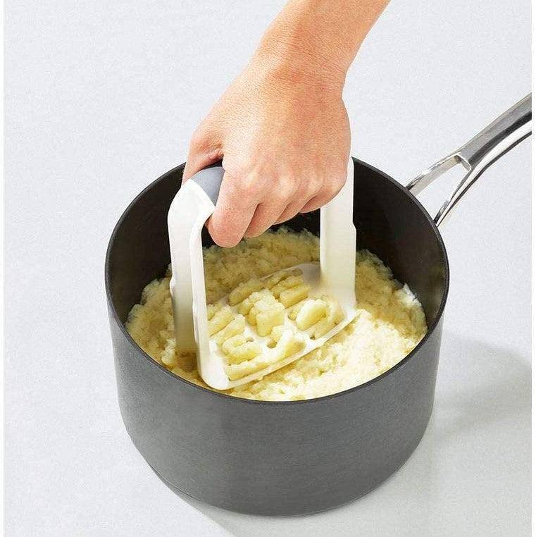 Easy-Mash Potato Masher - White