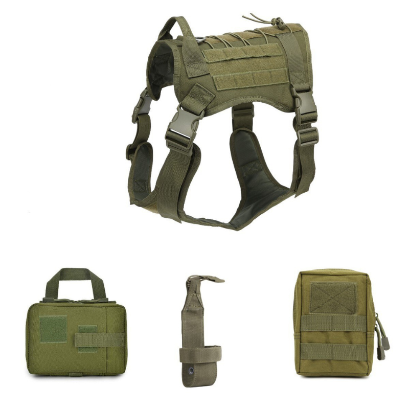 Dog Harness and Leash Set Vest