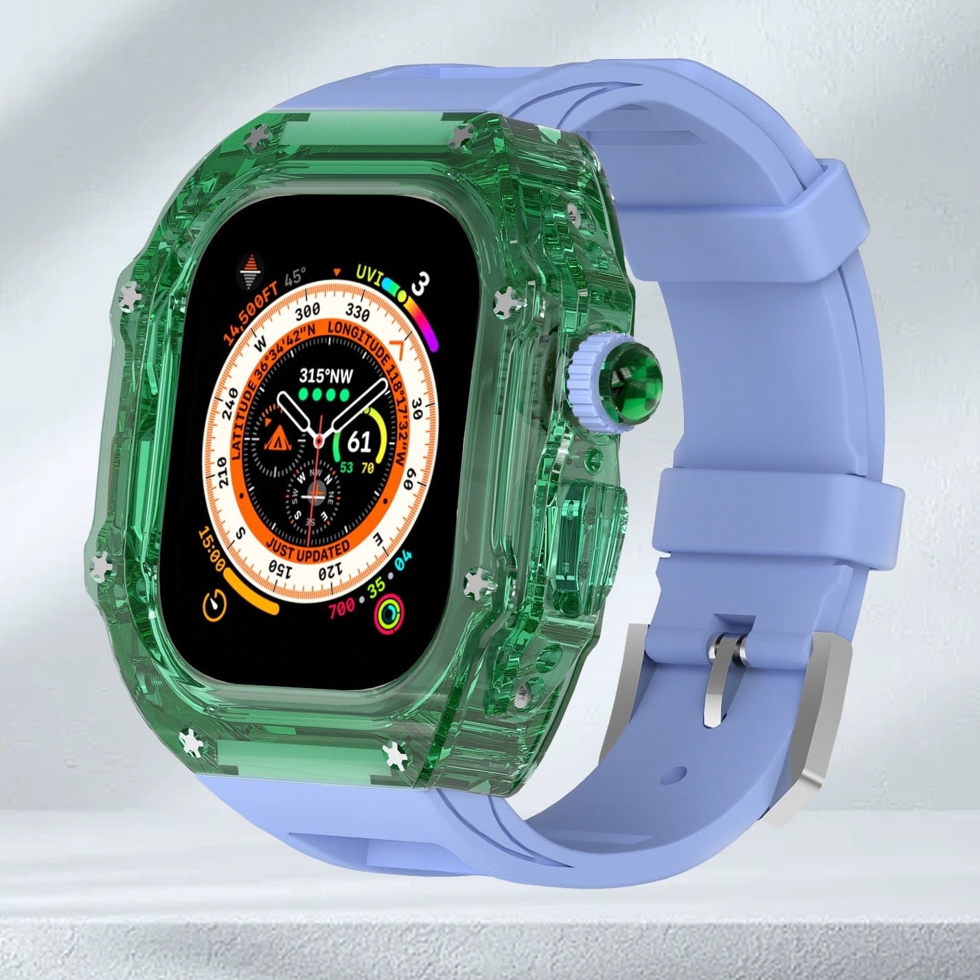 Transparent Luxury Apple Watch Cases for Apple Watch Ultra and Ultra 2