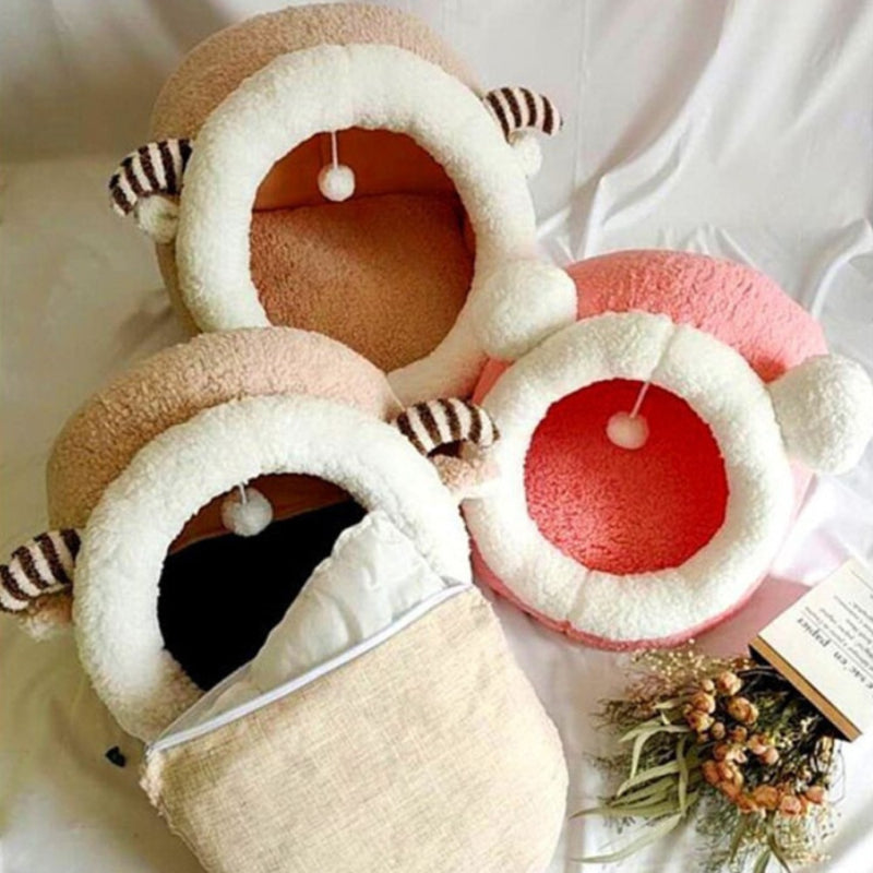 Washable Cat Basket Bed