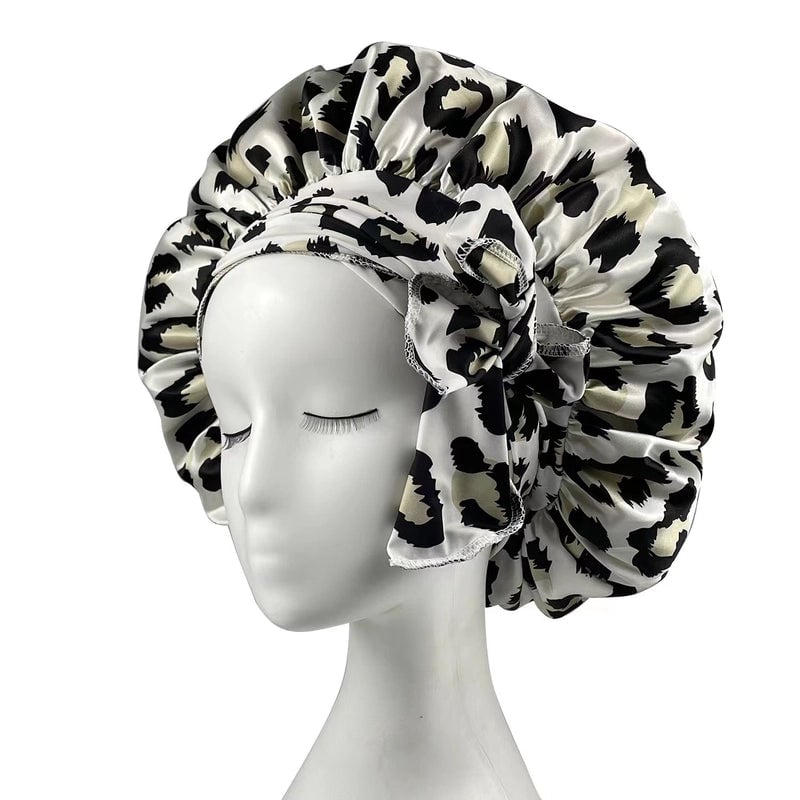 Women's Vintage Style Classic Style Leopard Eaveless Nightcap