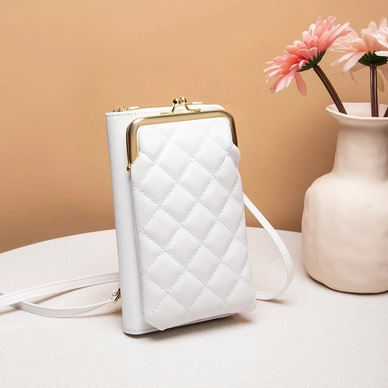 Women's Mini All Seasons Pu Leather Classic Style Phone Wallet