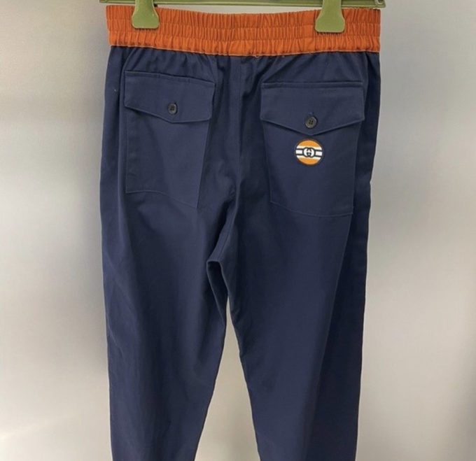 Military cotton drill pant with buckles