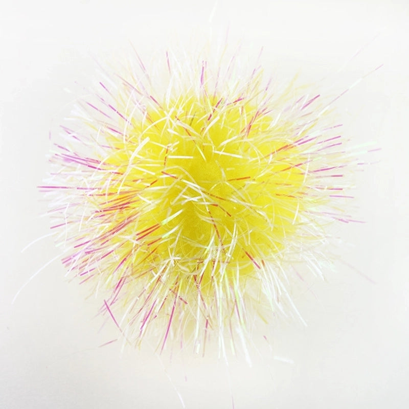 Mixed Color Ring Paper Ball Pet Toys Holiday Supplies