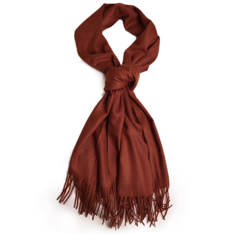 Autumn And Winter New Solid Color Scarf Sweet Wind Imitation Cashmere Scarf Women's Warm Scarf Fashion Shawl