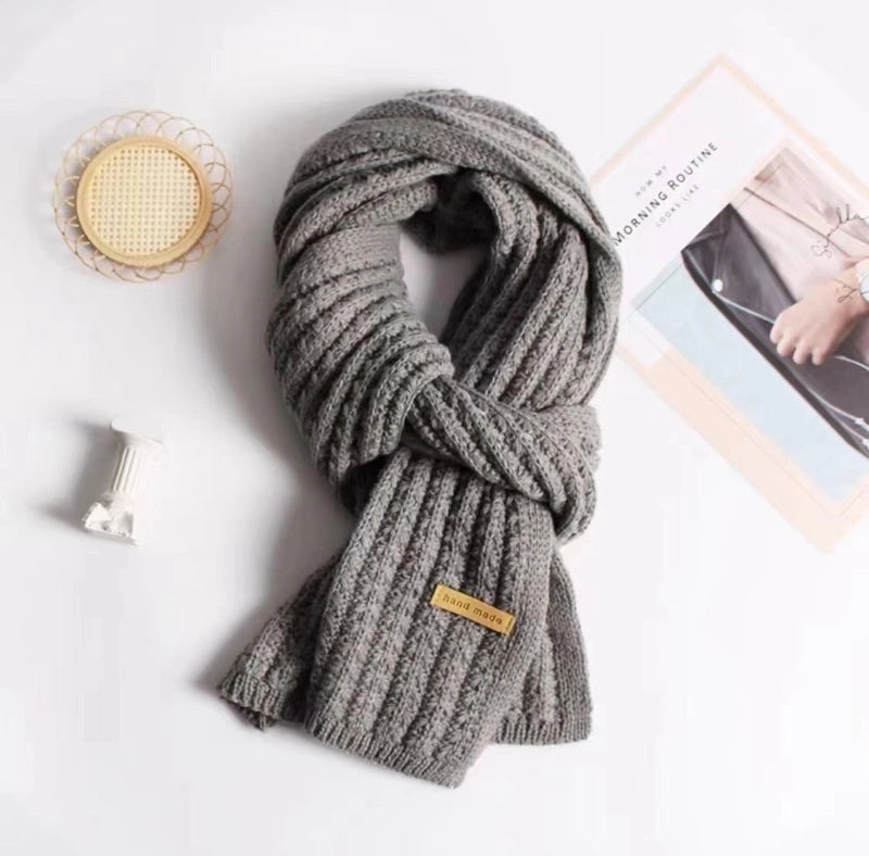 Women's Minimalist Stripe Cotton Scarf