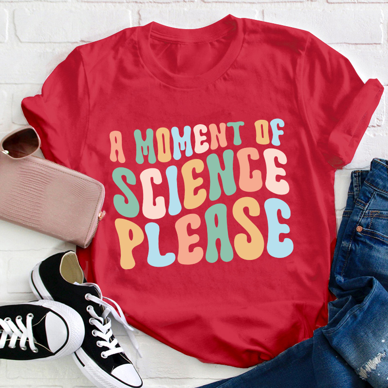 A Moment Of Science Please Teacher T-Shirt