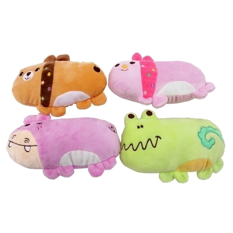 Cute Plush Cartoon Dinosaur Hippopotamus Pet Toys
