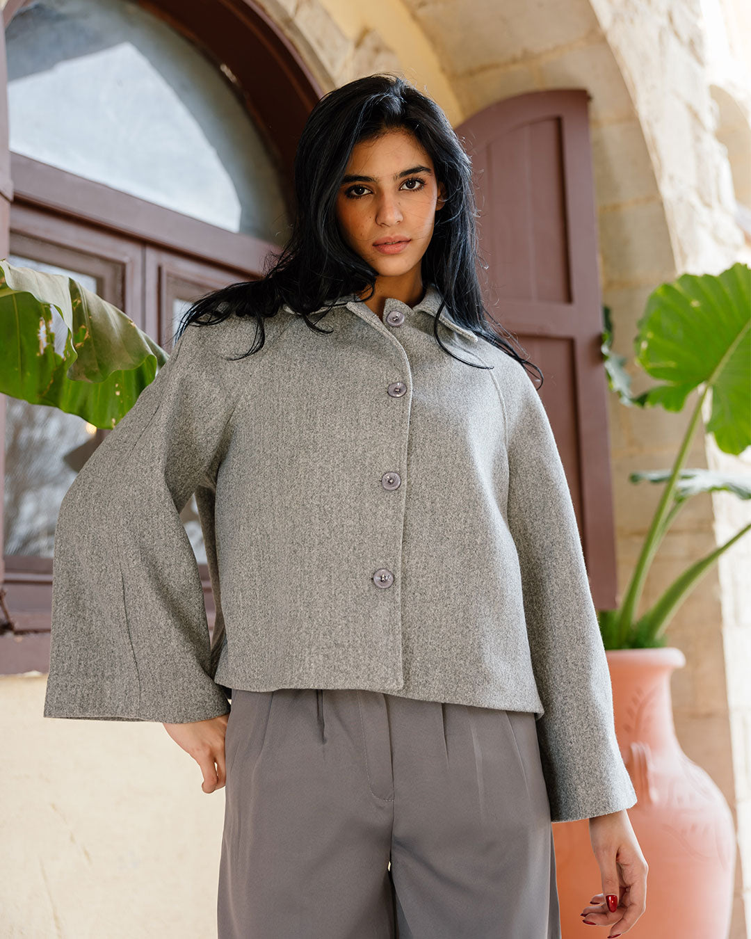 Women Winter cropped Jacket