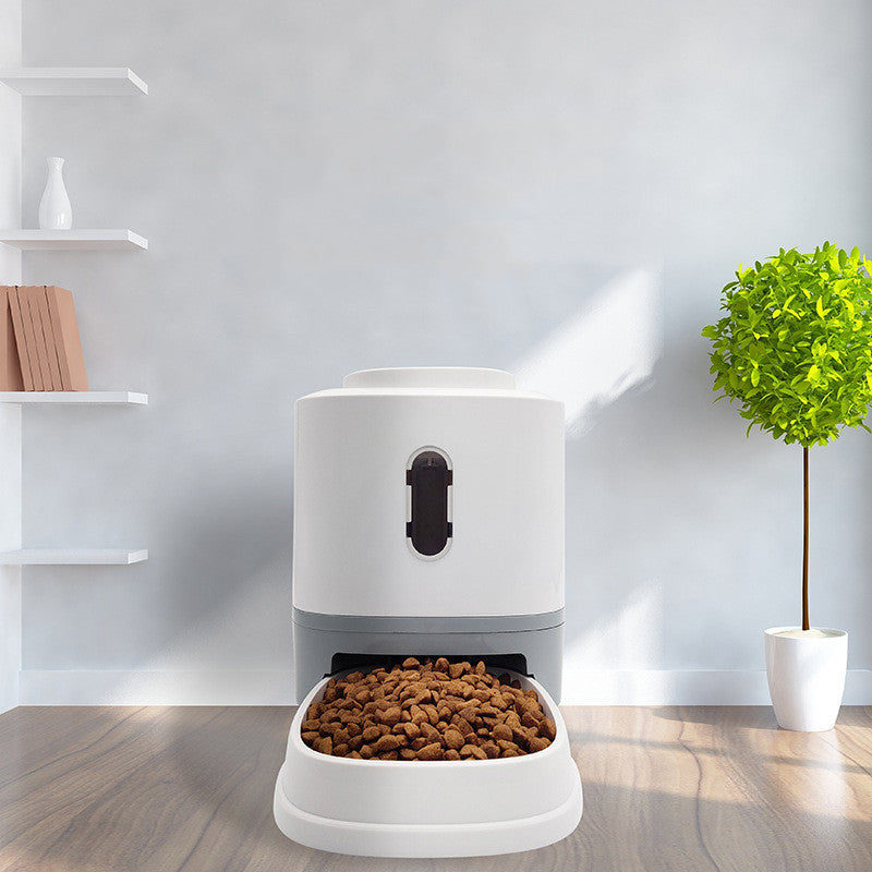 Press Style Dog Food Feeder