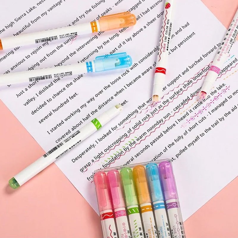 50% OFF🌸 Curve Highlighter Pen🥰For Your Kids