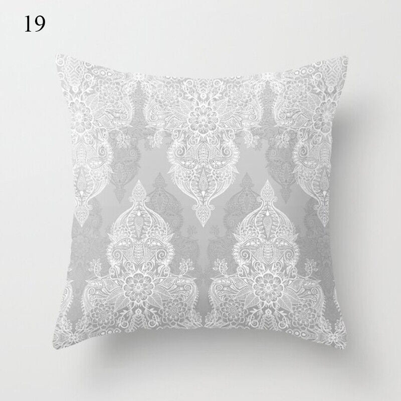 18 Cushion Cover Pillow Case Home Sofa Decor Pillowslip Waist Pillow Cover Soft