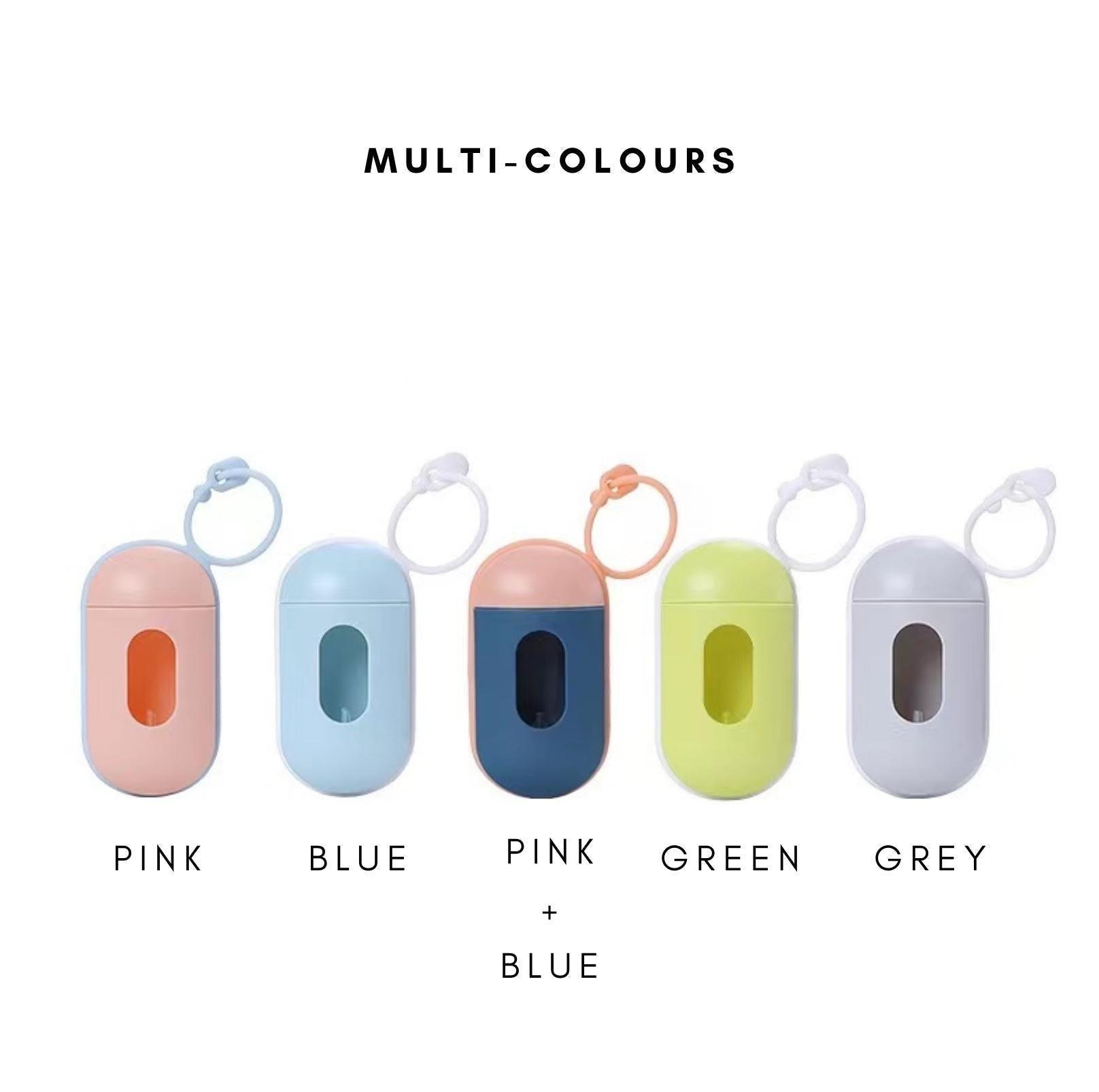 Pet Waste Capsule Bag Holder  (15 bags included)