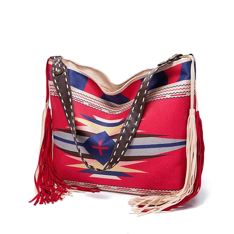 Women's Large All Seasons Canvas Vintage Style Shoulder Bag