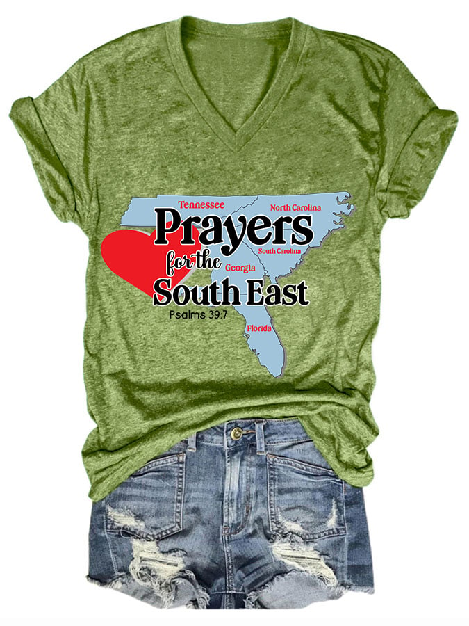 Women's Prayers for the South East. Psalms 39:7 printed T-shirt