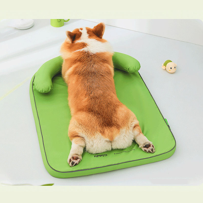 Ice Cream Shape Ice Silk Cooling Pet Mat