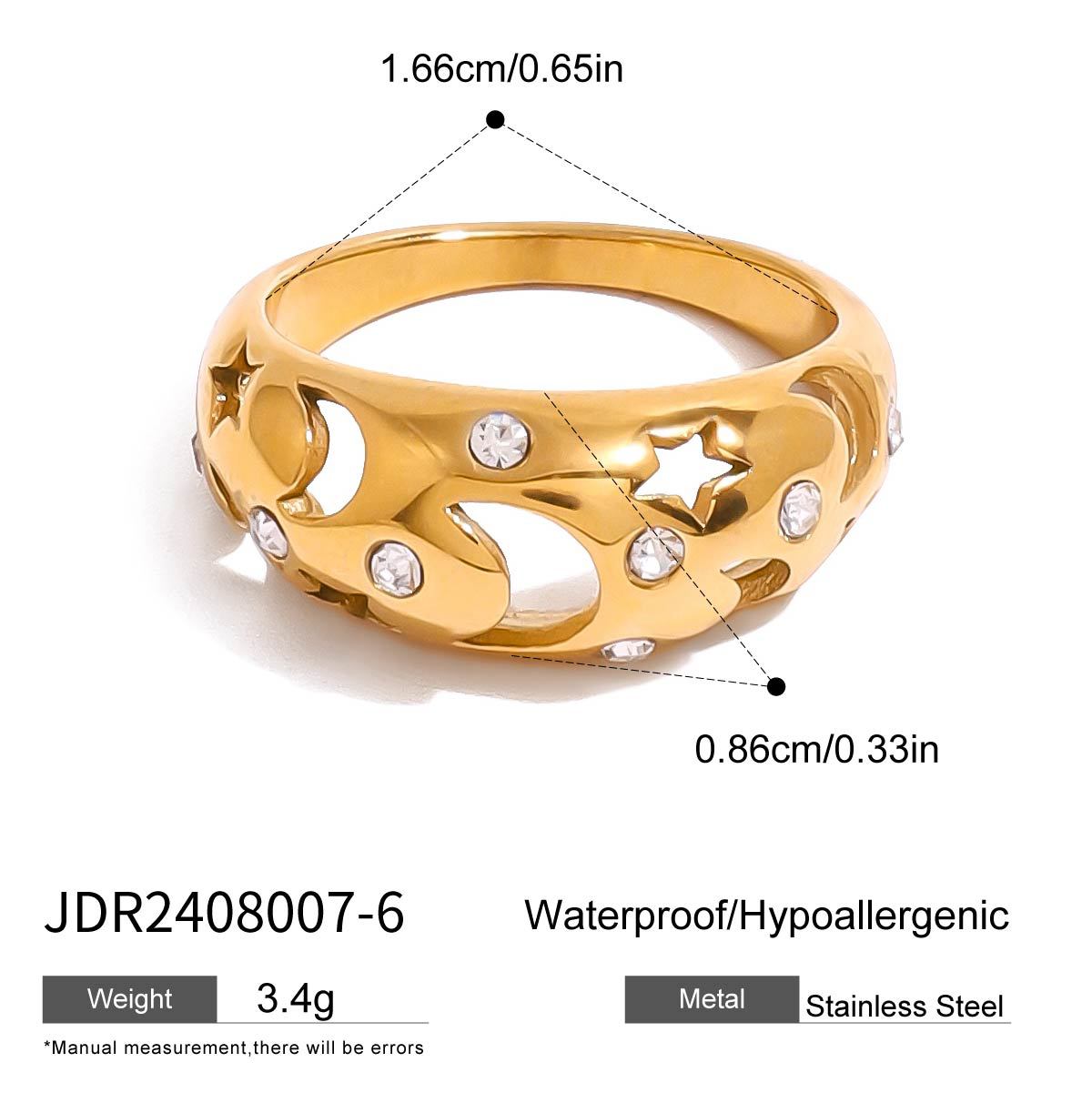 Diamond Ring Titanium Steel Jewelry Rings Stainless Steel