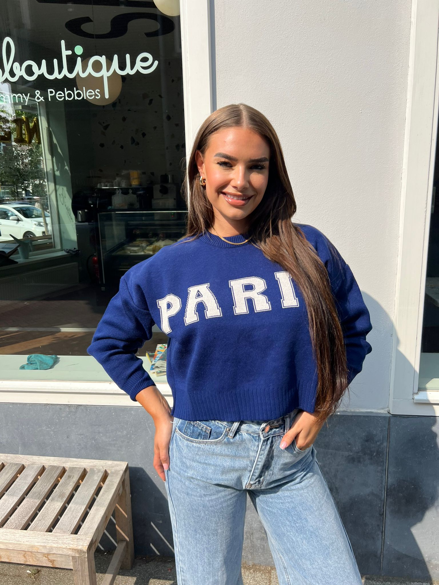 Paris Sweater Blue