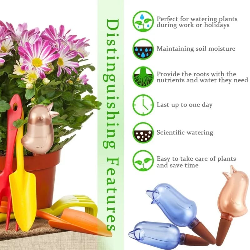 🔥Last Day Promotion - Birdie Type Automatic Flower Waterer