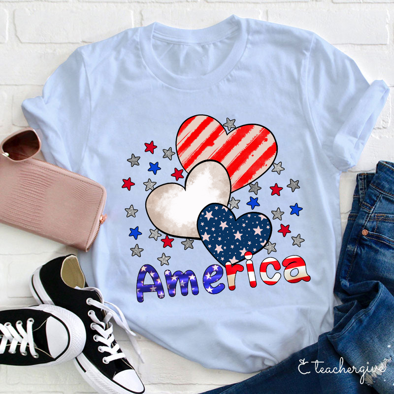 America Heart T-Shirt