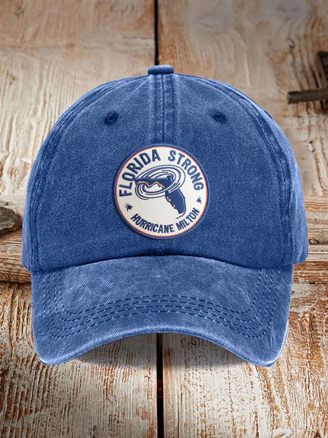 Men's and Women's Hurricane Milton Disaster Relief Washed and Distressed Hats