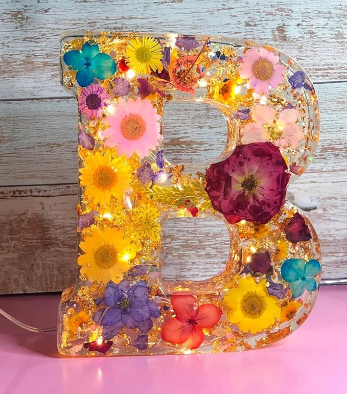 🌸Floral Resin Night Light