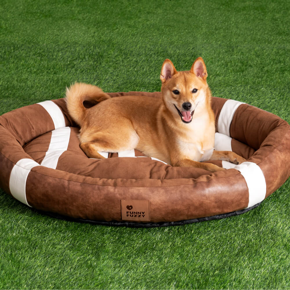 Game Day Ready - Football Orthopedic Dog Bed