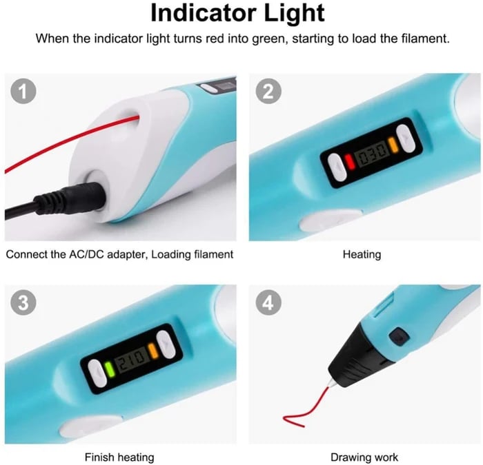 3D Printing Pen With 9m PLA Filament🔥🔥