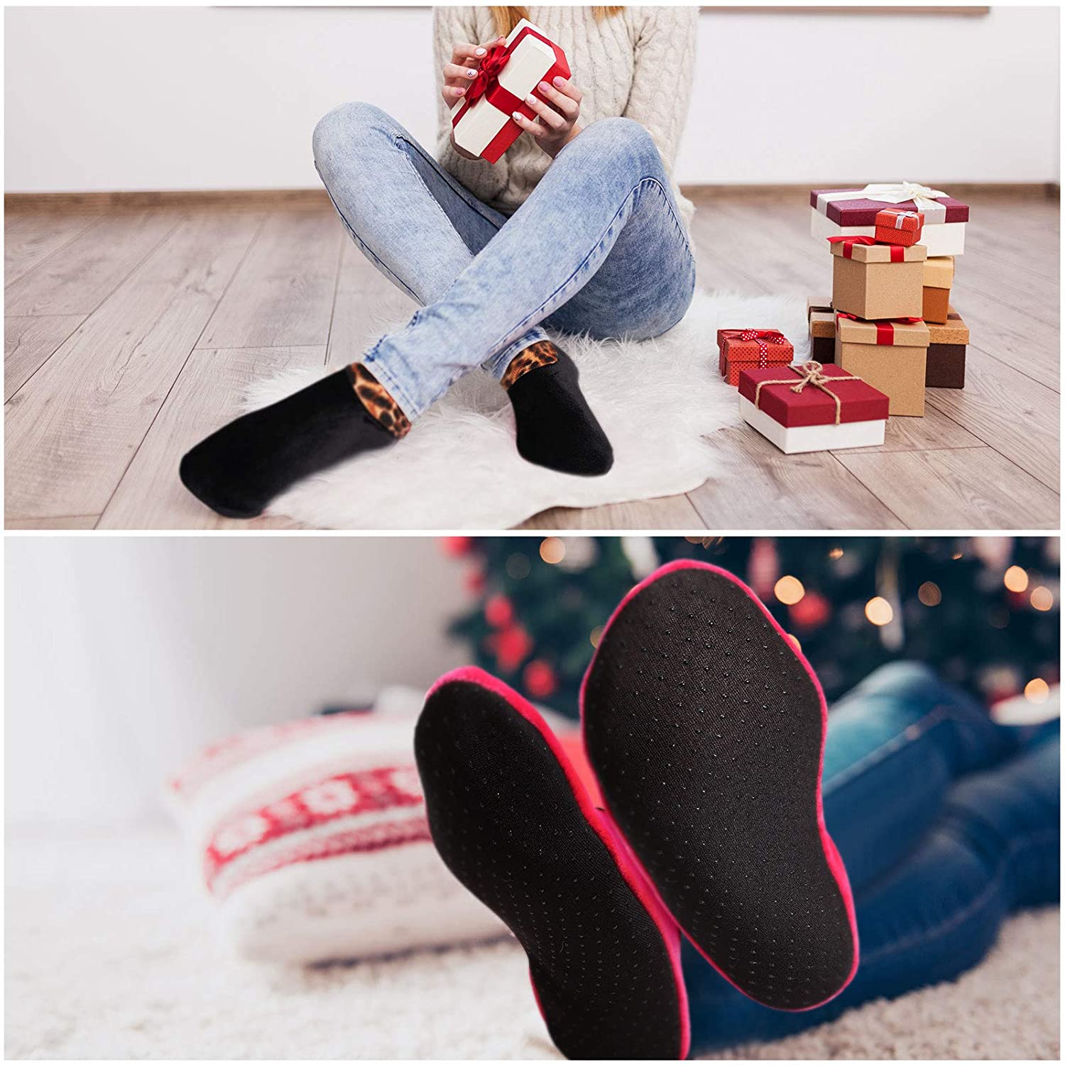 (🎁EARLY CHRISTMAS PROMOTION🎃) Indoor Non-slip Thermal Socks