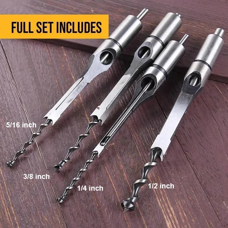 48% OFF HOT SALE-Hollow Chisel Mortise Drill Tool