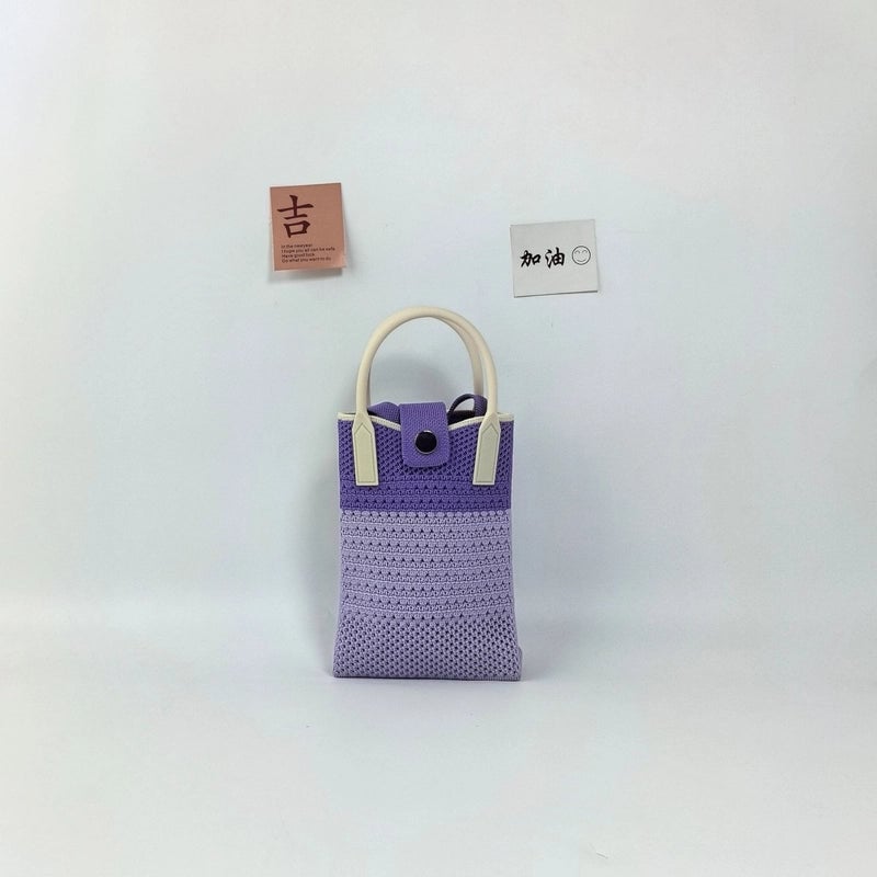 Women's Polyester Color Block Streetwear Square Hidden Buckle Handbag