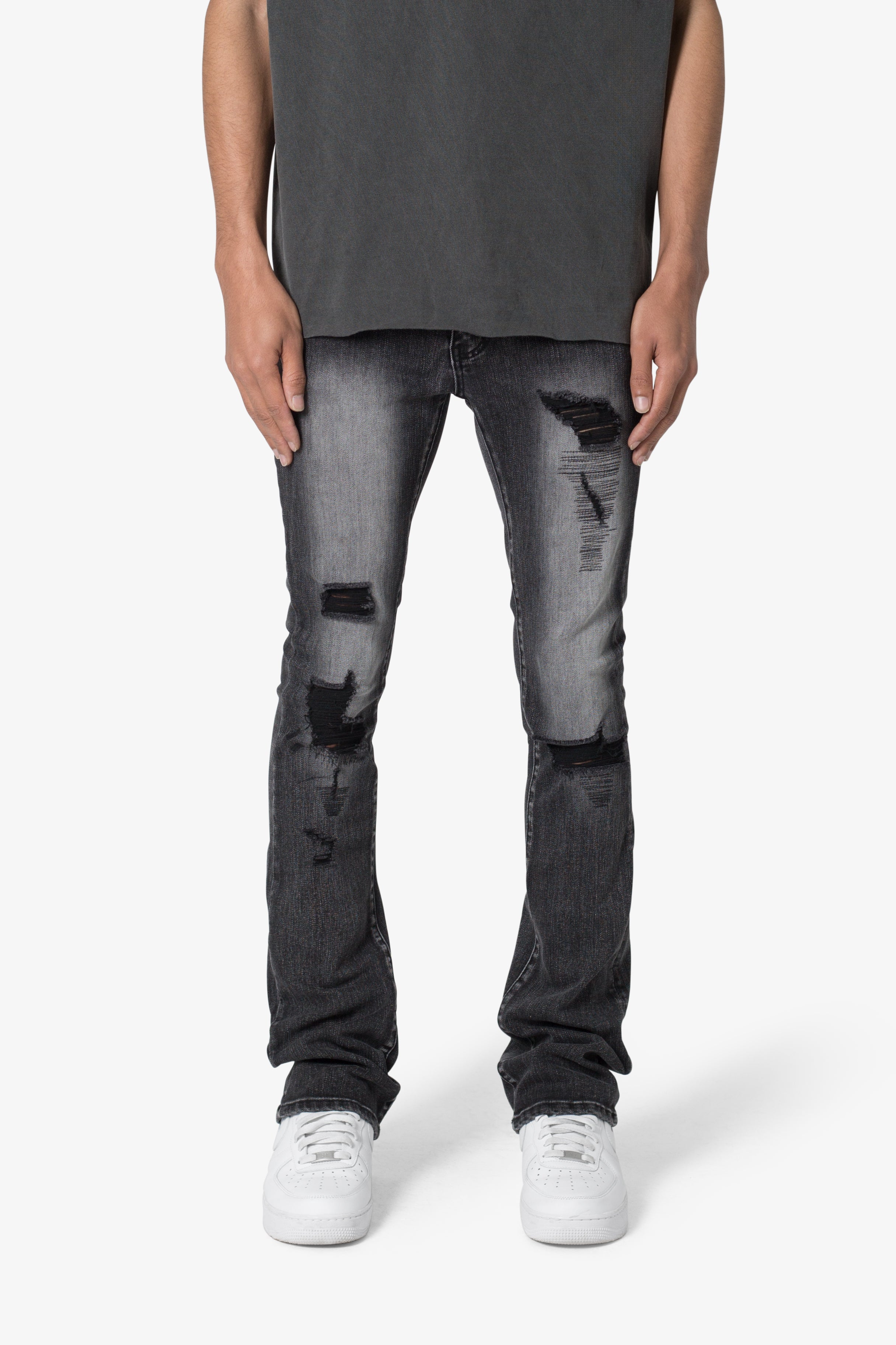 X635 Skinny Stacked Denim - Black