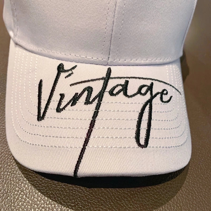 Unisex Sports Letter Curved Eaves Baseball Cap