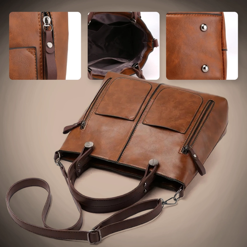 Timeless Elegance | Leather Shoulder Bag