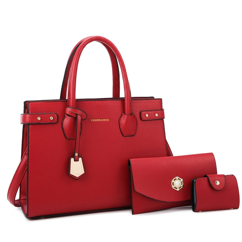 Women's Large All Seasons Pu Leather Elegant Classic Style Handbag