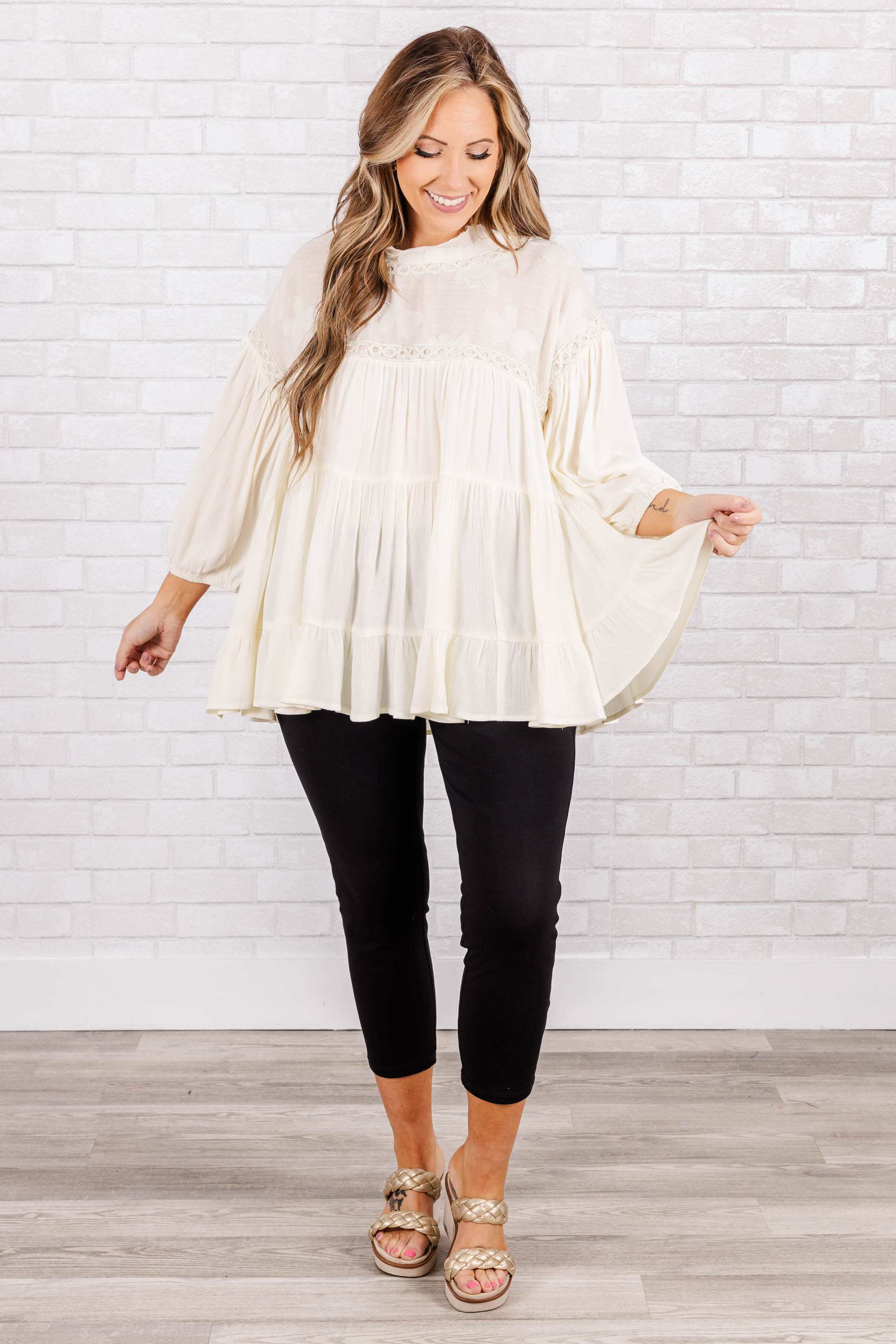 Pretty Soul Top. Cream