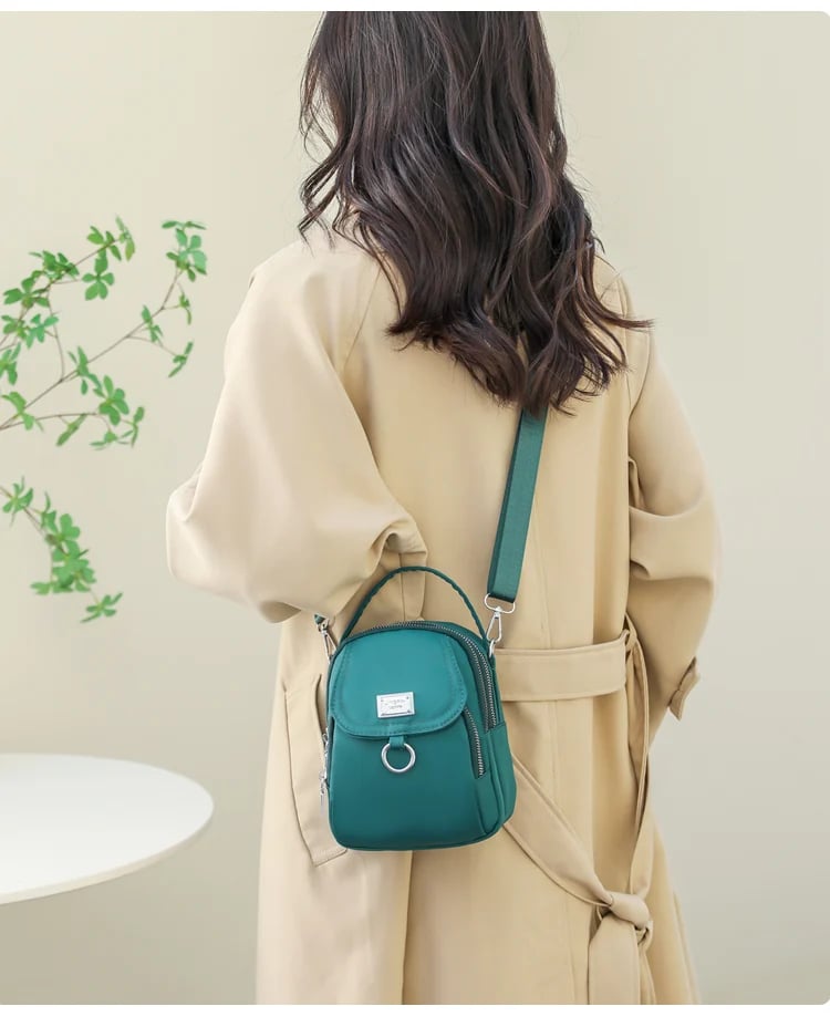 Bolso Bandolera Impermeable Para Mujer, Bolsos Mensajeros De Nailon Elegantes, Sencillos Para El Trabajo