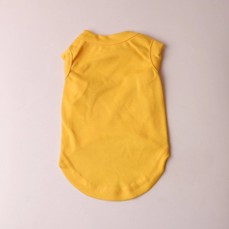 Casual Polyester Solid Color Pet Clothing