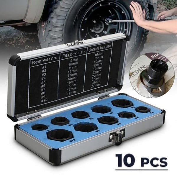 (🌲Early Christmas Sale- SAVE 60% OFF)-perfect toolkit for removing stripped. rouned off and rusted bolts & nuts