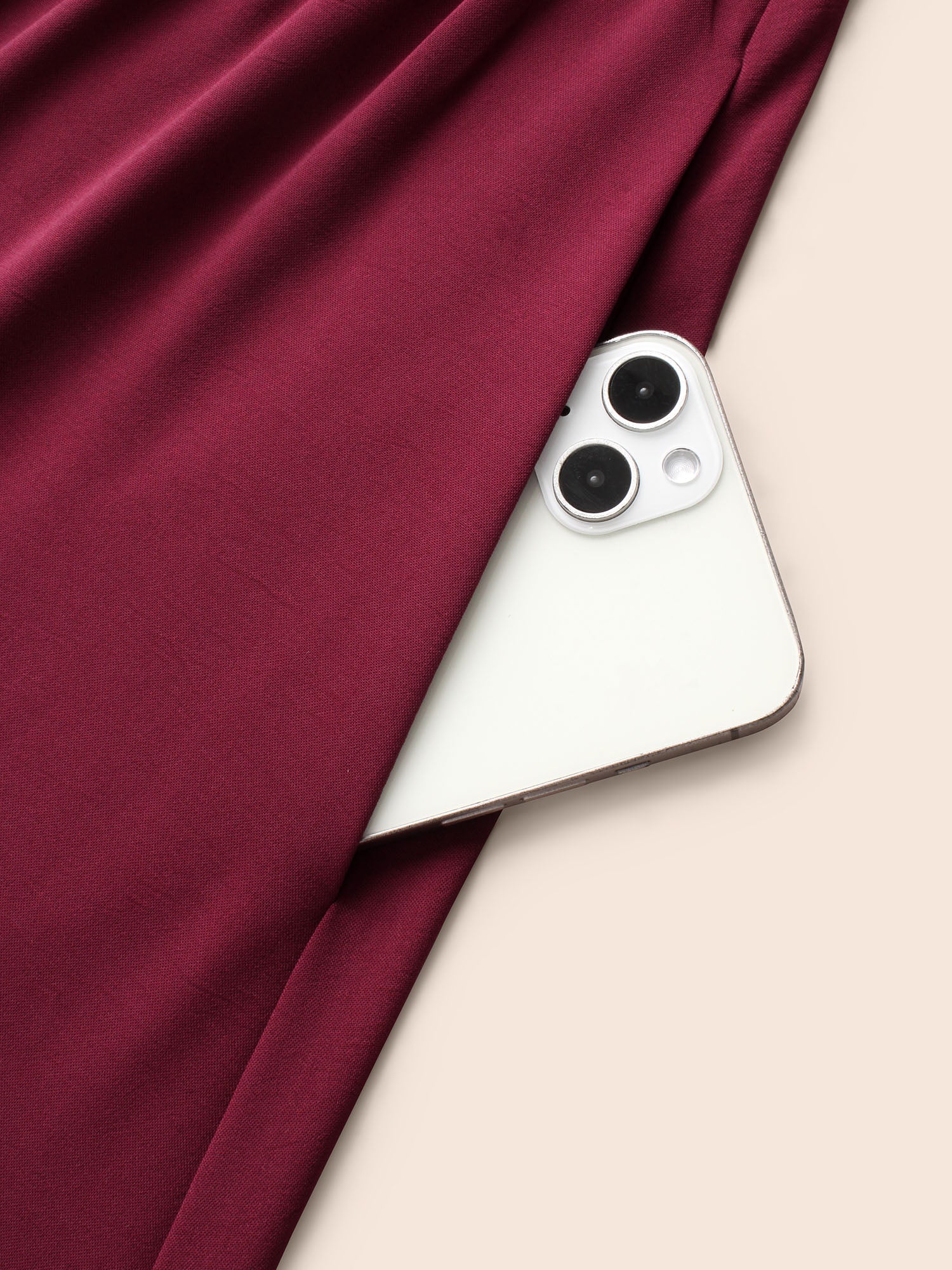 Overlap Collar Ruched Lantern Sleeve Maxi Dress